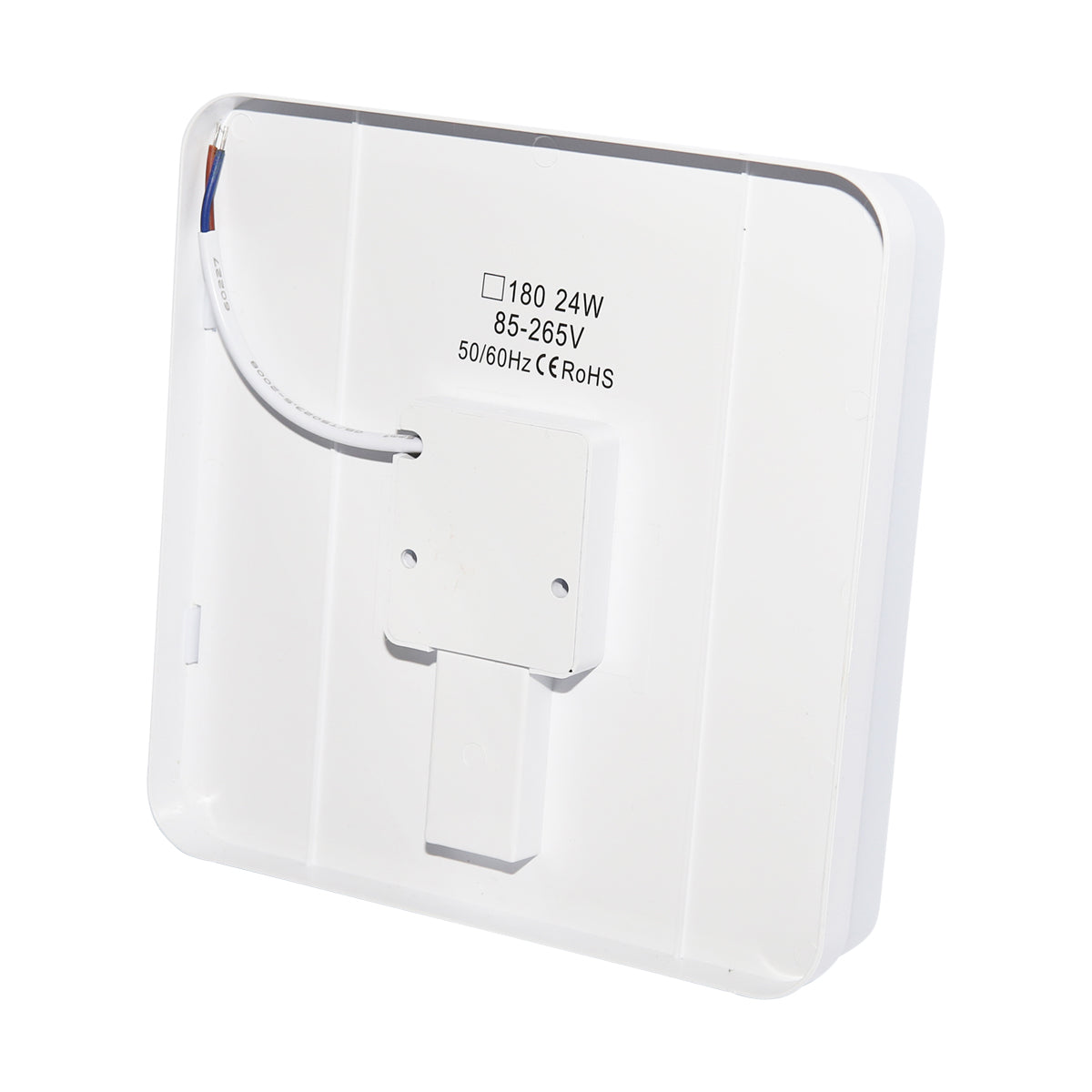 24W LED mennyezeti lámpa, 220V, IP20, 180 mm, négyzet alakú lámpatest, beltéri/kültéri, nedvességálló, négyzet alakú, Breckner Germany