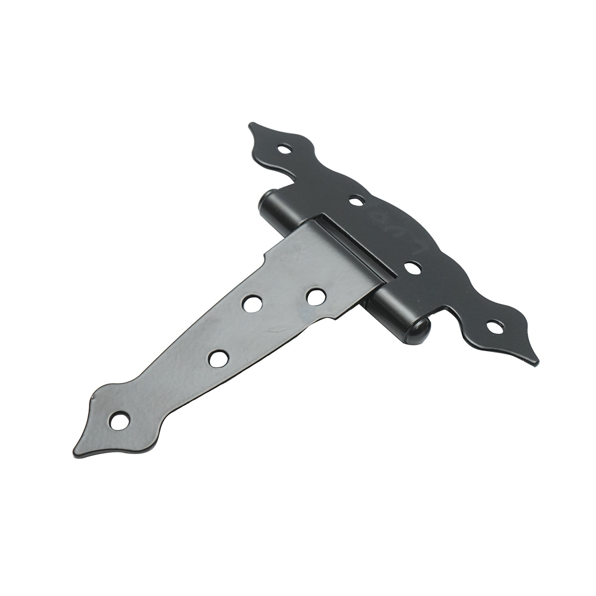 Fekete dekoratív zsanér T5, 130mm