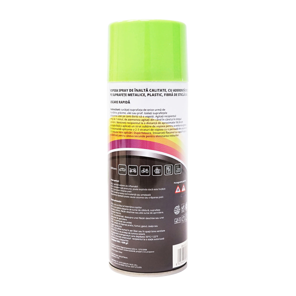 Új Deutz professzionális gyorsan száradó zöld autófesték spray 450ml MAGIC