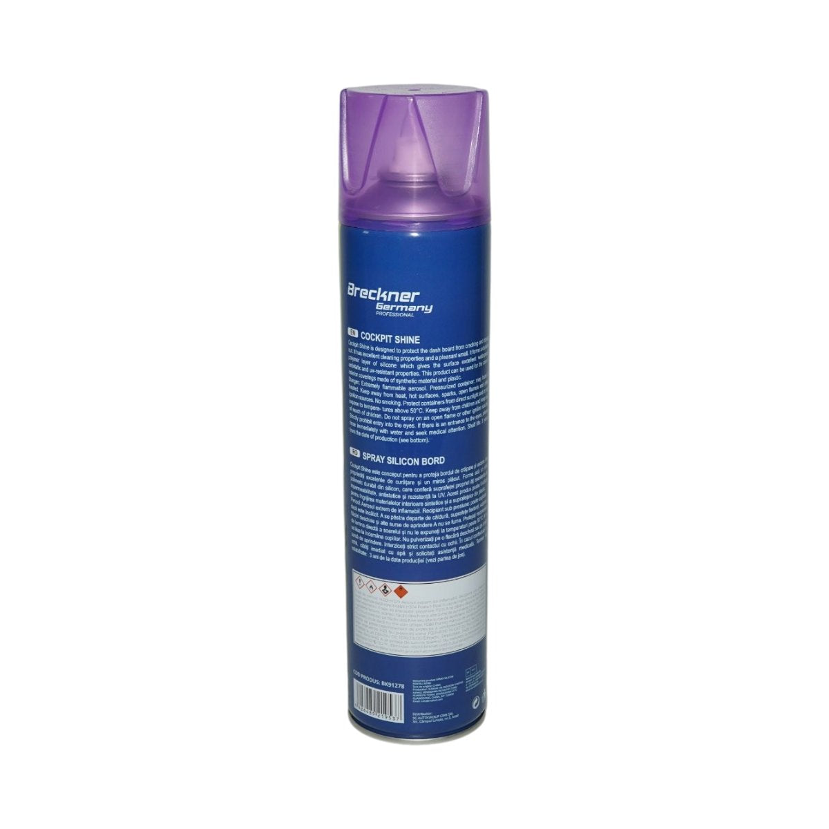 Szilikon műszerfal spray antisztatikus levendula 650ml Breckner Germany