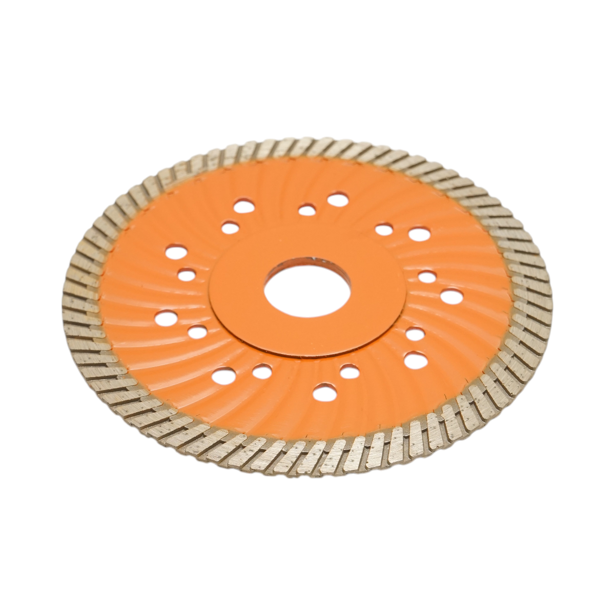 Gyémánttárcsa turbó 125x22.23mm, szegmens 10mm csempéhez, burkolólapokhoz, mozaikhoz, kemény kőhöz, márványhoz, gránithoz Breckner Germany