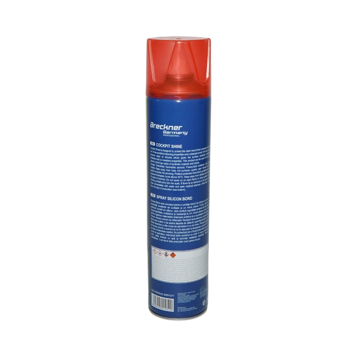 Szilikon műszerfal spray antisztatikus rózsa 650ml Breckner Germany