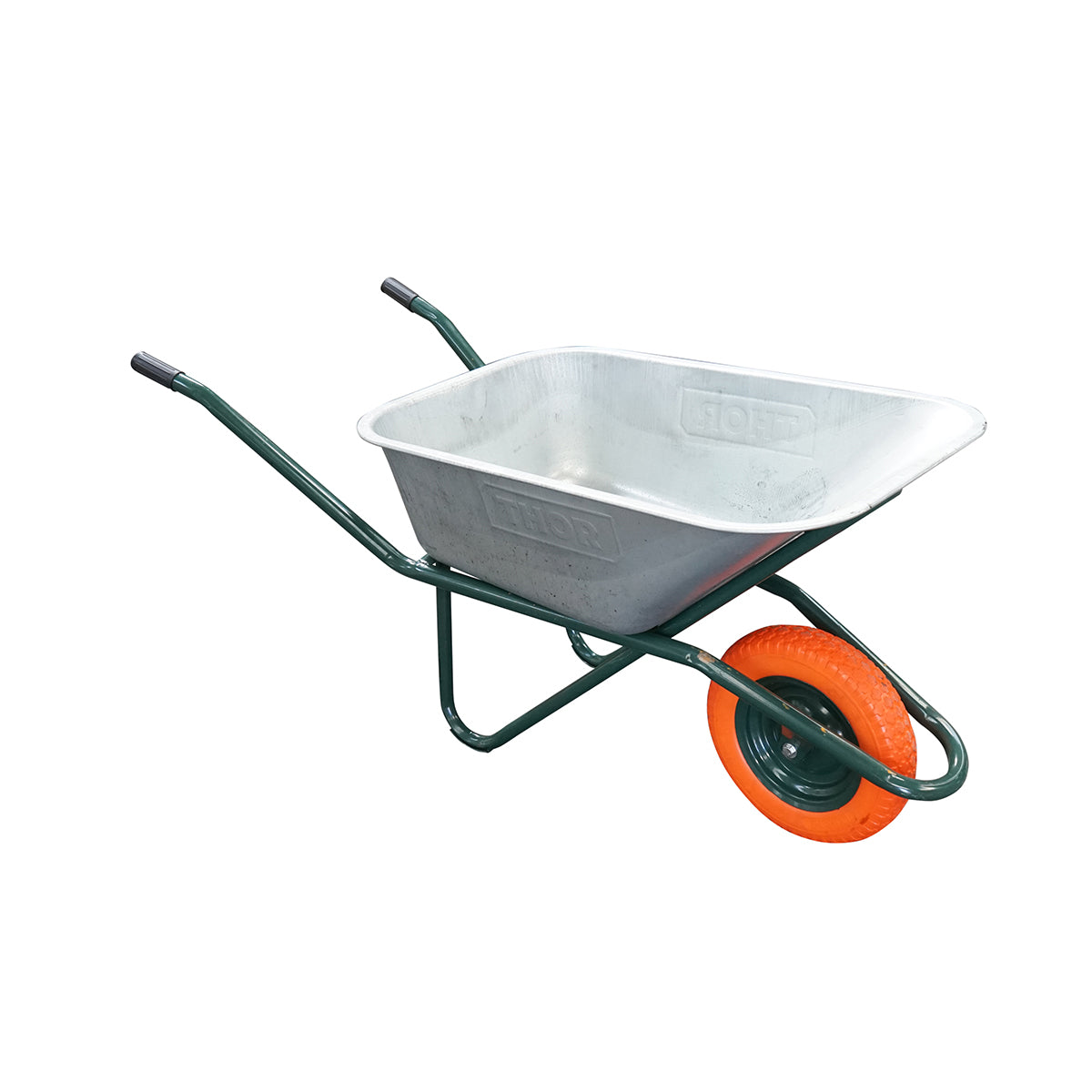 Fém talicska 80L poliuretán kerékkel 350/8 és horganyzott tállal 880x600x270mm Thor