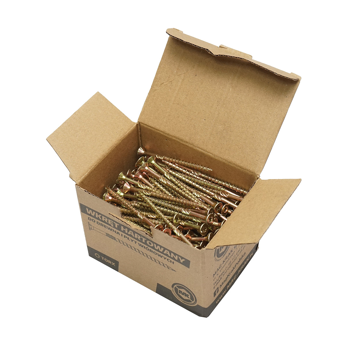 Önmetsző facsavar 5x80mm típusú torx TX25, vízbe fojtott fejjel 200 db/doboz