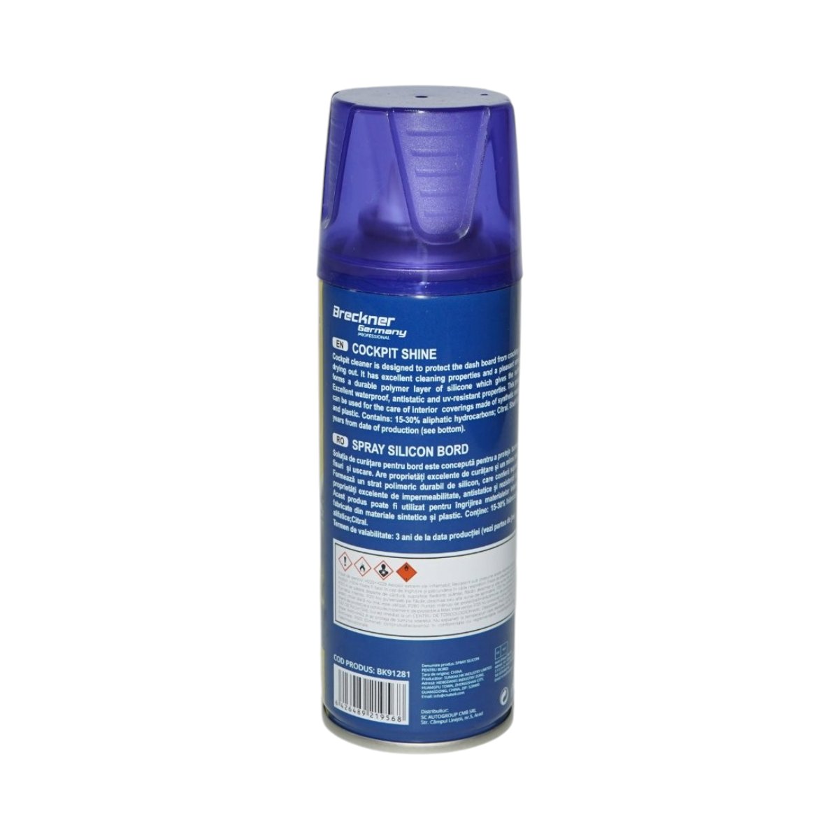 Szilikon spray műszerfal antisztatikus new car 200ml Breckner Germany