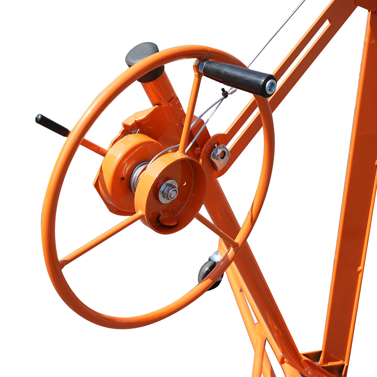 Emelőberendezés (daru) gipszkarton, OSB, MDF, forgácslap, 3,35 m emelési magasság THOR