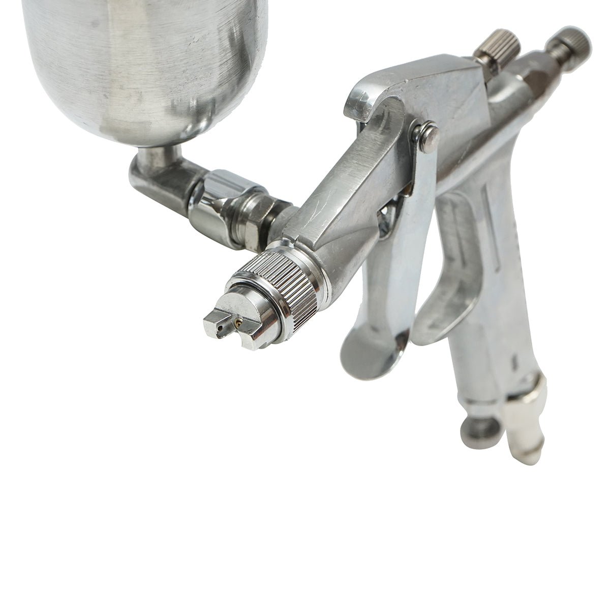 Sűrített levegős szórópisztoly 200 ml, fúvóka 0,5 mm, áramlási sebesség 60 ml/perc, max. nyomás 2,5 bar F-2