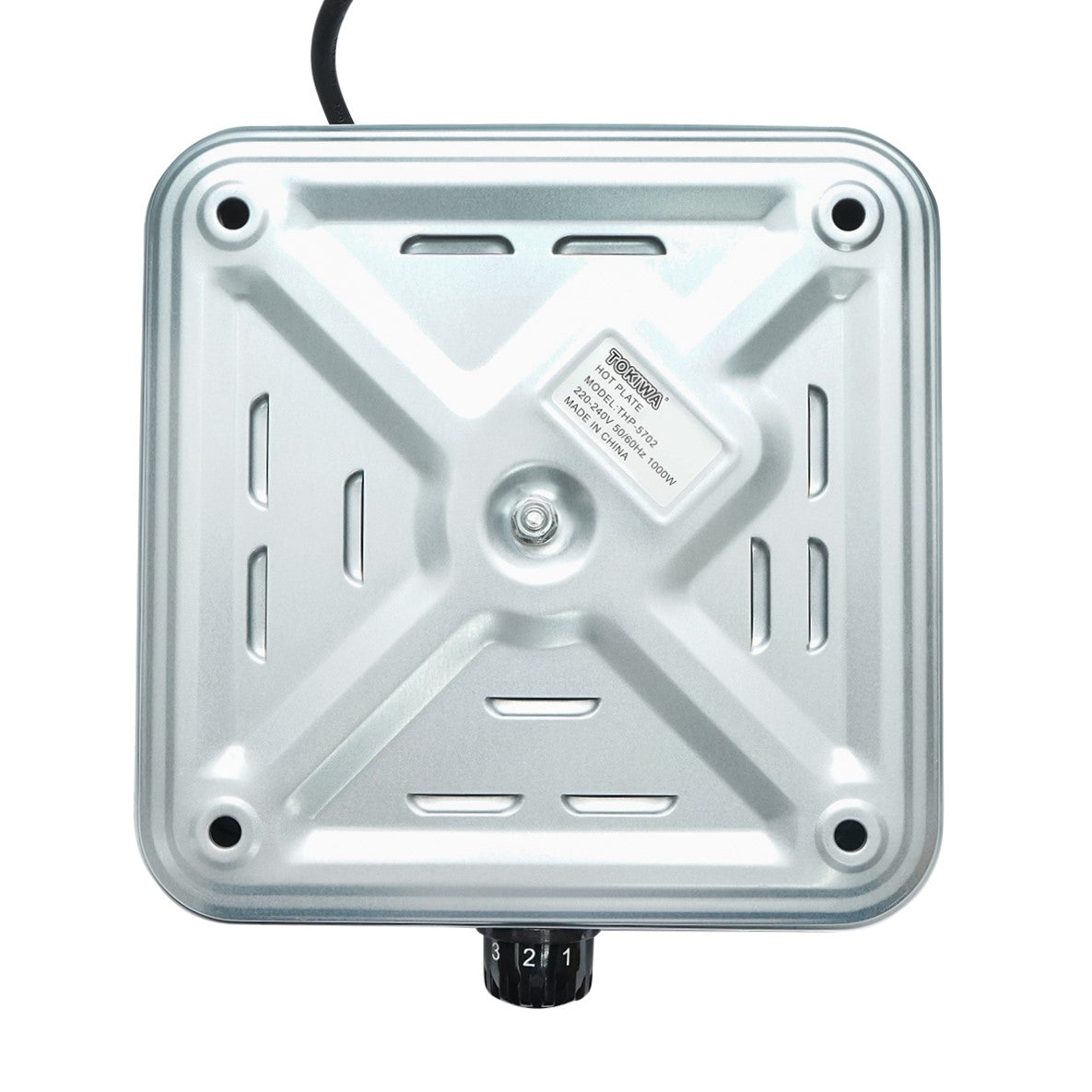 Elektromos főzőlap 220V, 1 szemmel, 1000W, 210x210x60mm