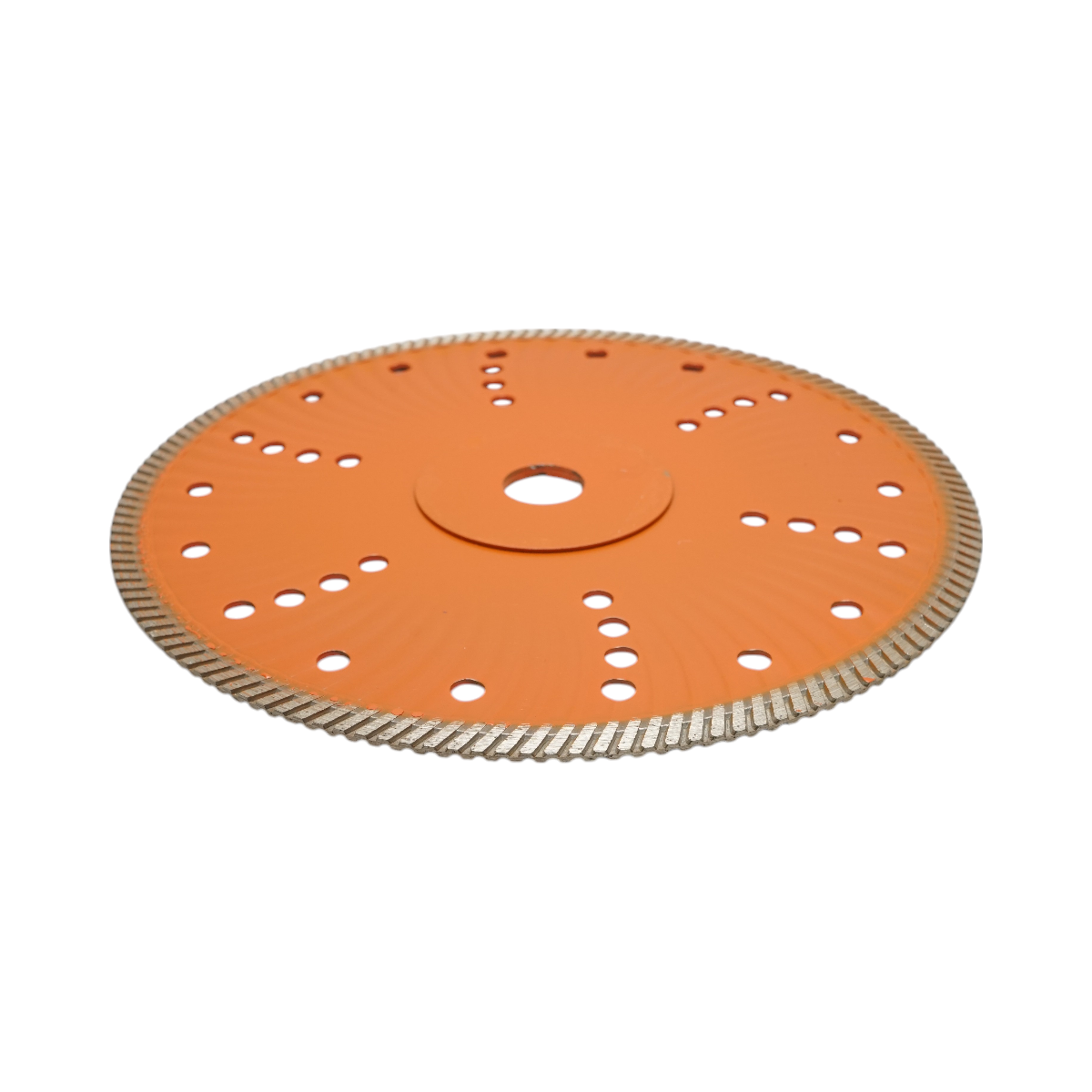 Turbó gyémánttárcsa 230x22.23mm, szegmens 10mm csempéhez, burkolólapokhoz, mozaikhoz, kemény kőhöz, márványhoz, gránithoz Breckner Germany