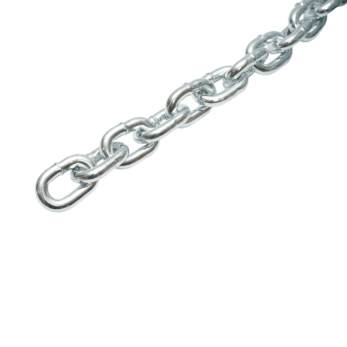 Galvanizált lánc 10x28.5x33.5mm DIN766 10m/tekercs műanyag dob