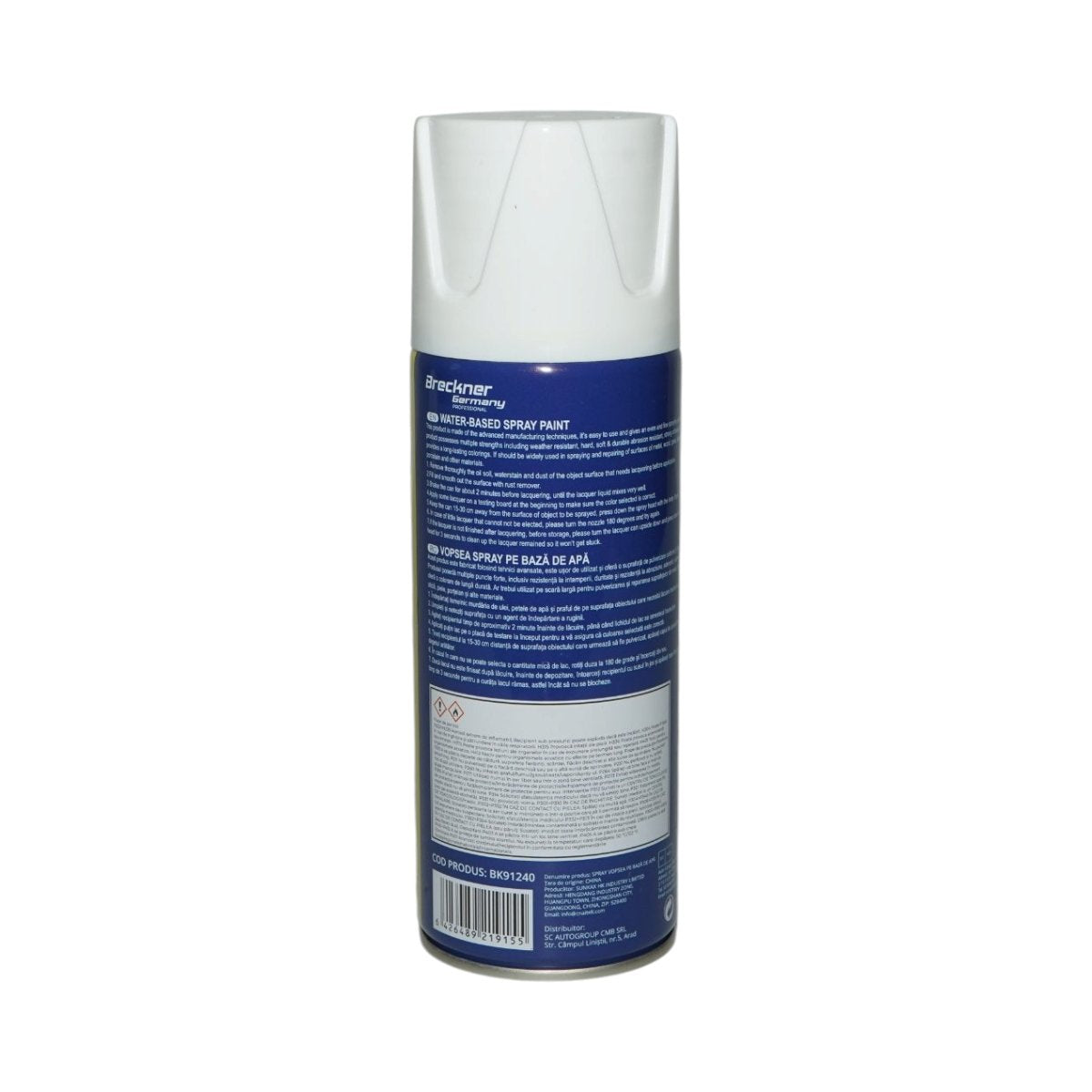 Spray festék boreal fehér vízalapú 450ml Breckner Germany