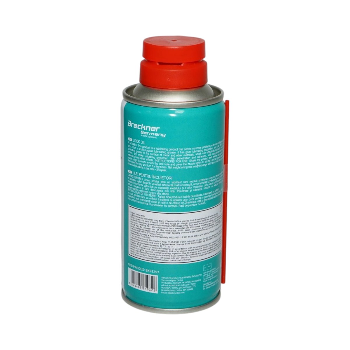 Spray kenőolaj zárszerkezetekhez, zárakhoz és lakat 100ml Breckner Germany