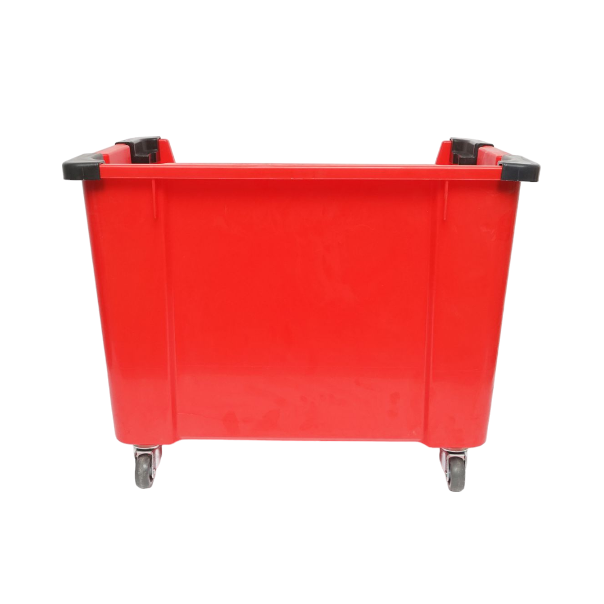 Műanyag tárolódoboz kerekekkel 545x345x395mm piros
