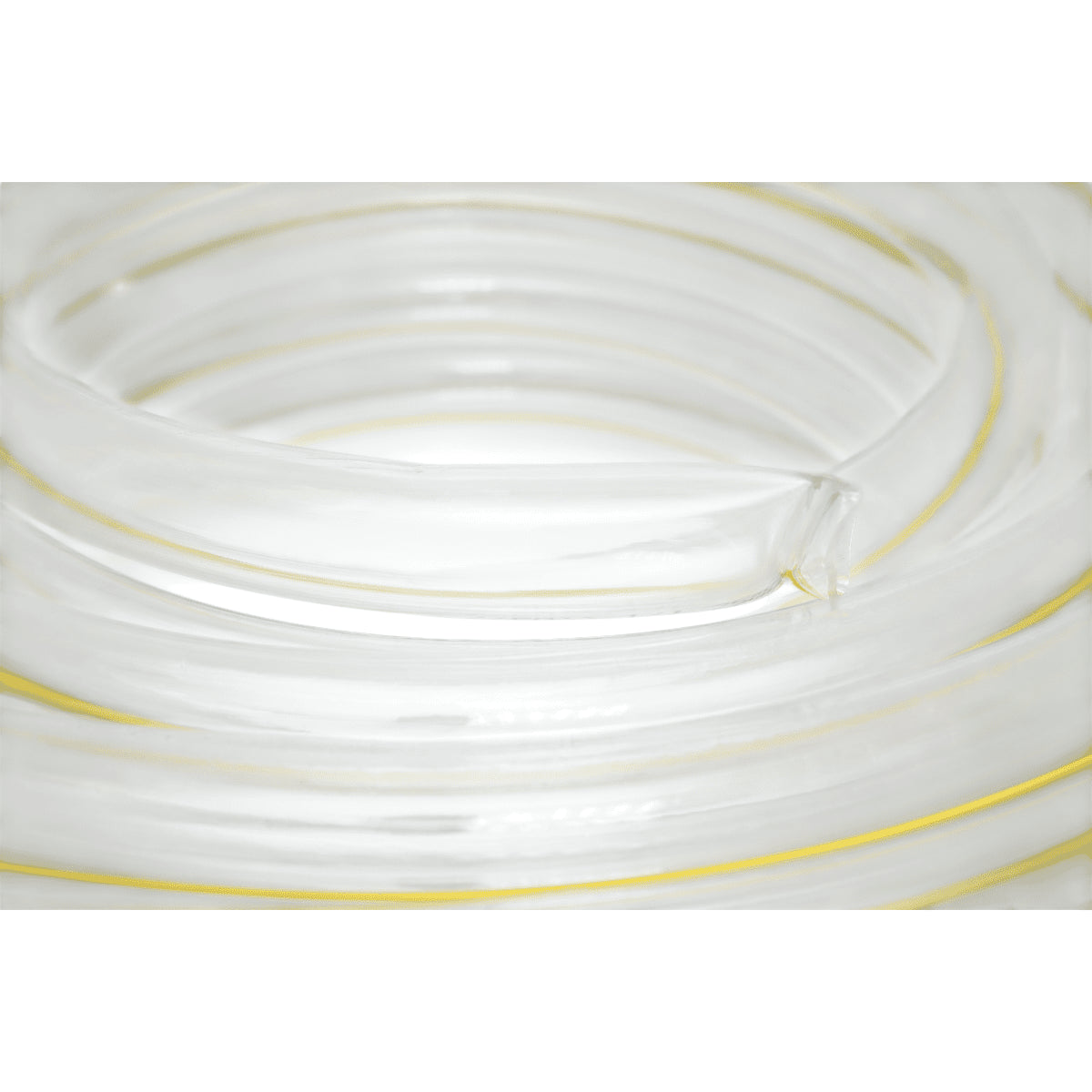 Átlátszó PVC kerti tömlő, slag, 1 inch (25mm), PN1 bar 50m/tekercs