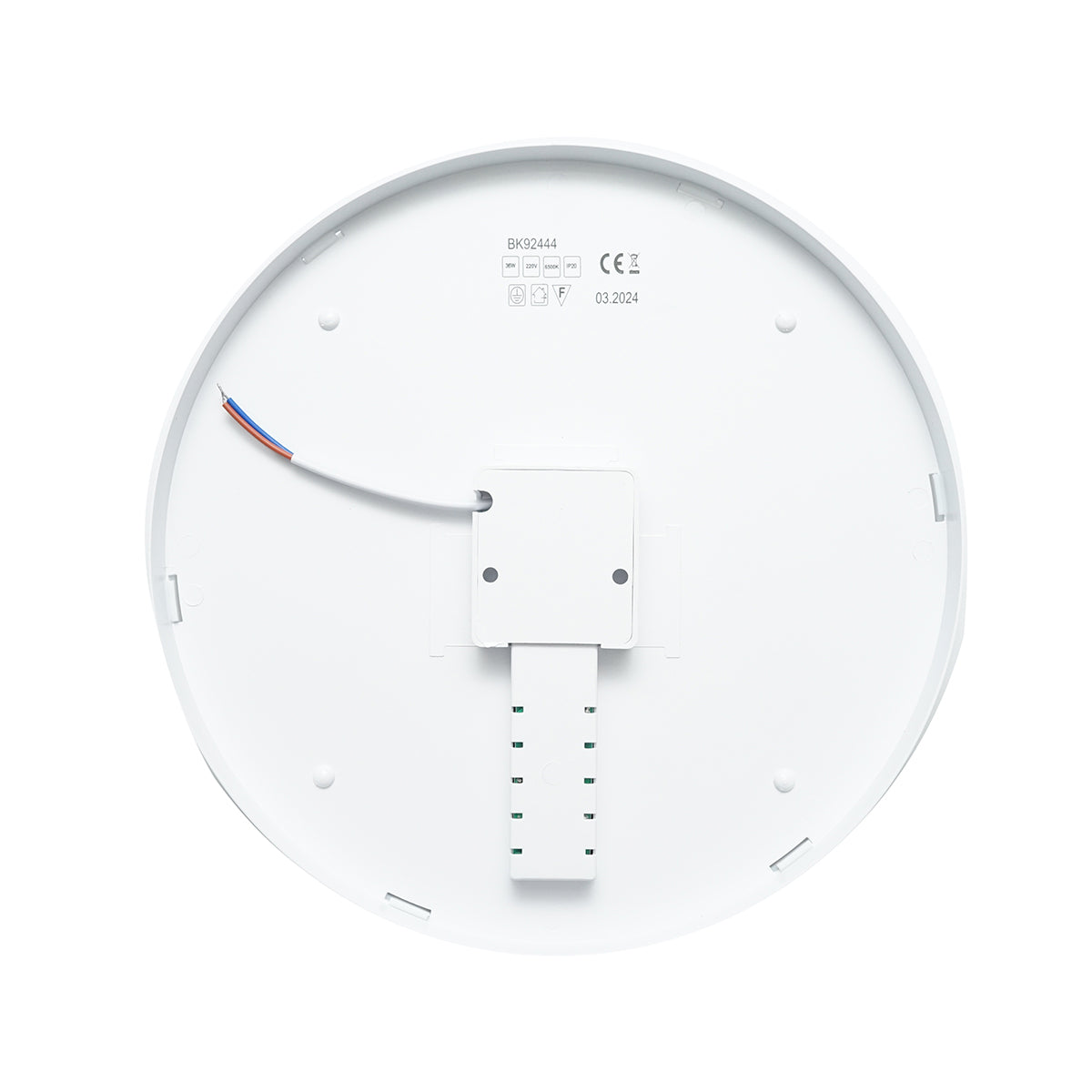 36W LED mennyezeti lámpa, 220V, IP20, 230 mm, 230 mm, kerek lámpatest, beltéri/kültéri, nedvességálló Breckner Germany