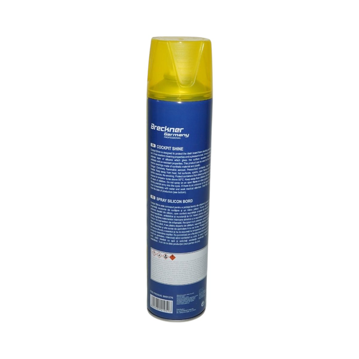 Szilikon műszerfal spray antisztatikus citrom 650ml Breckner Germany