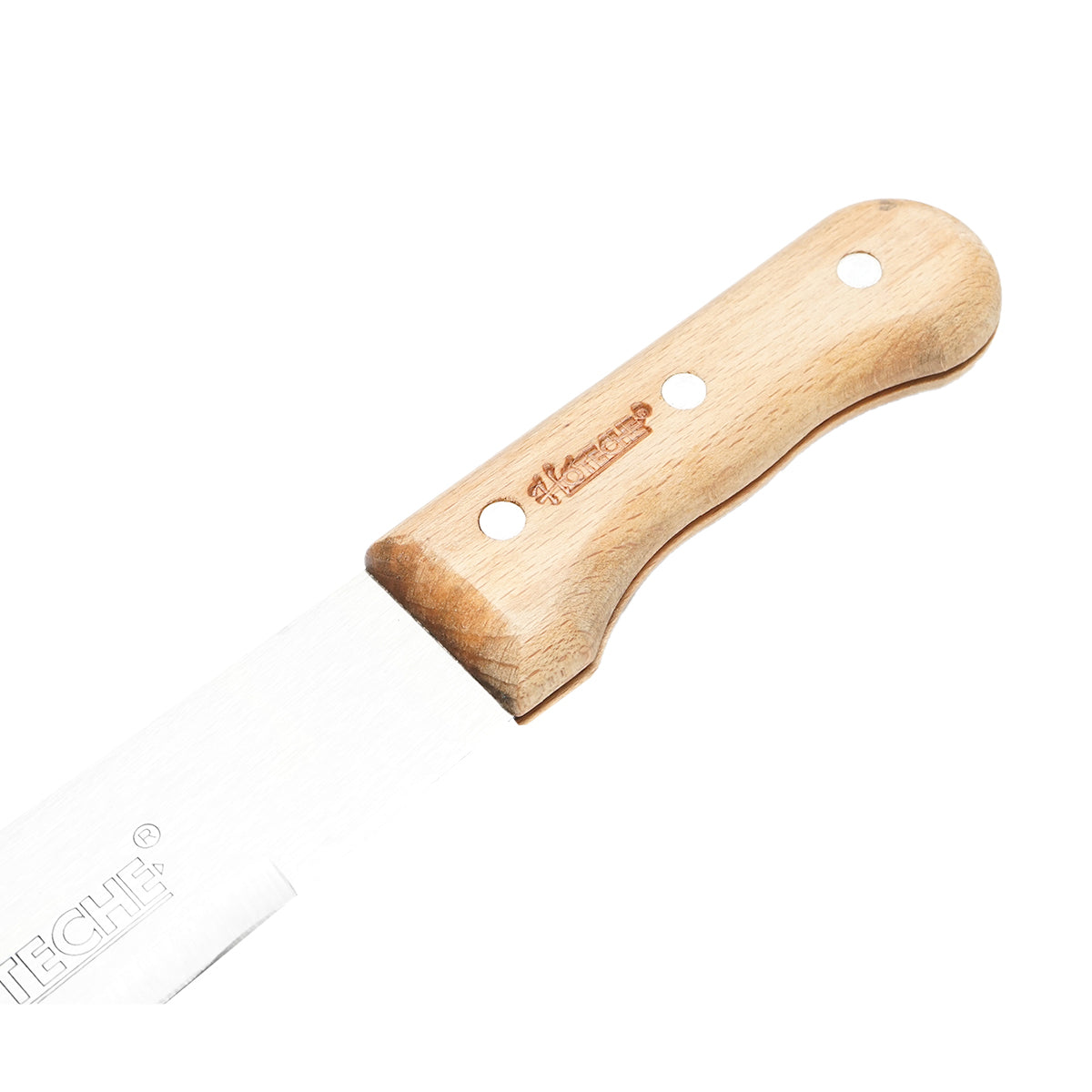 500 mm-es acél edény textilhüvellyel és fa fogantyúval Hoteche