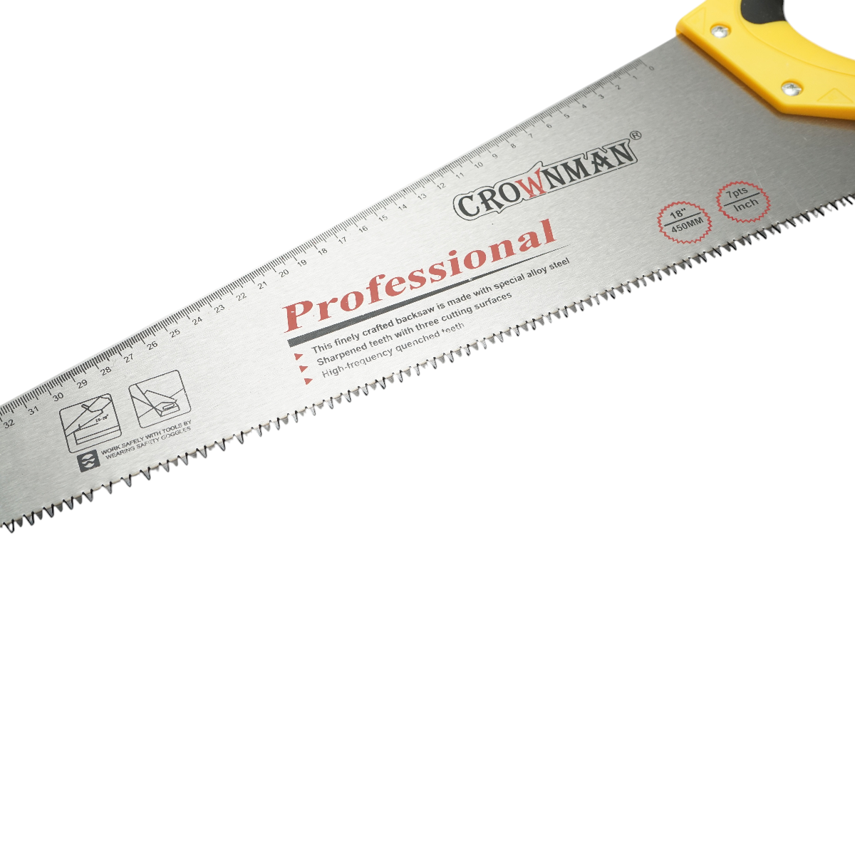 Crownman Professional kézifűrész 450mm