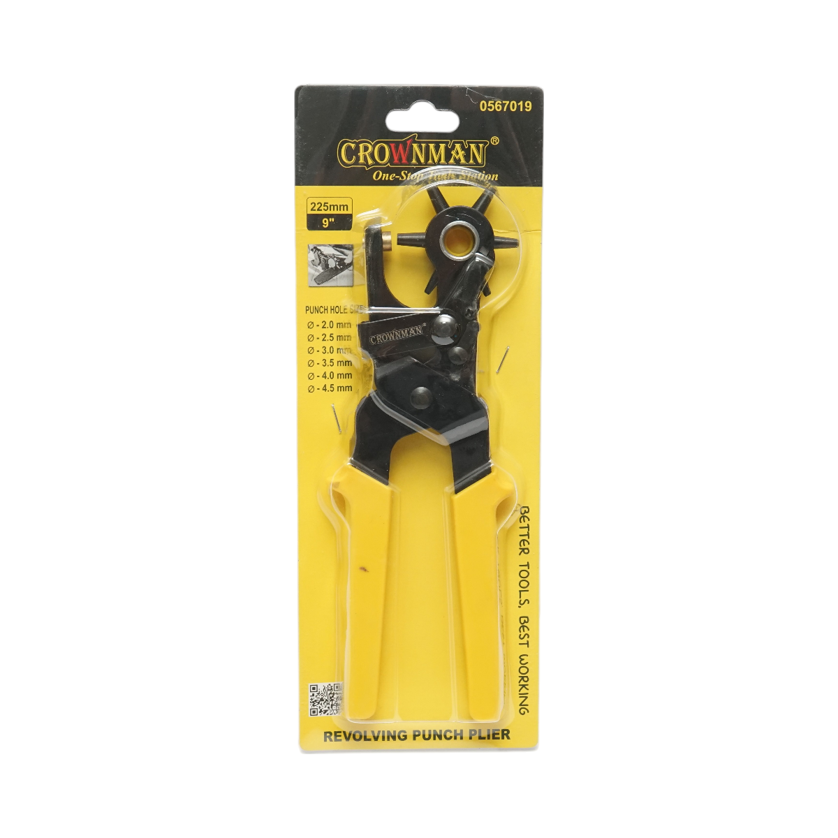 Crownman 225mm fúrógép 225mm 6 fejjel 2-4.5mm Crownman