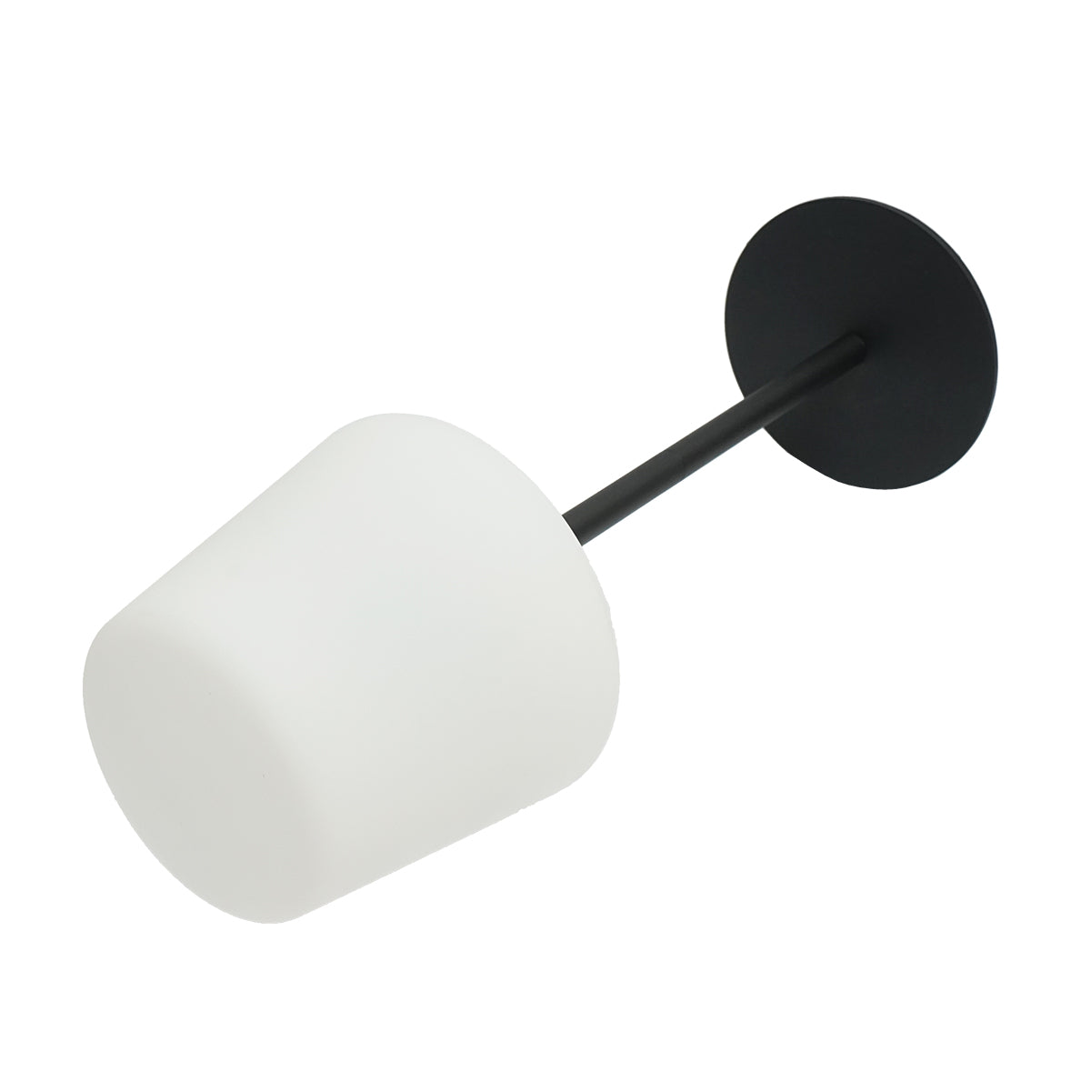 LED asztali lámpa 2W fekete, akkumulátor 3.7V/1200mAh, újratölthető USB 5V/1A Breckner Germany