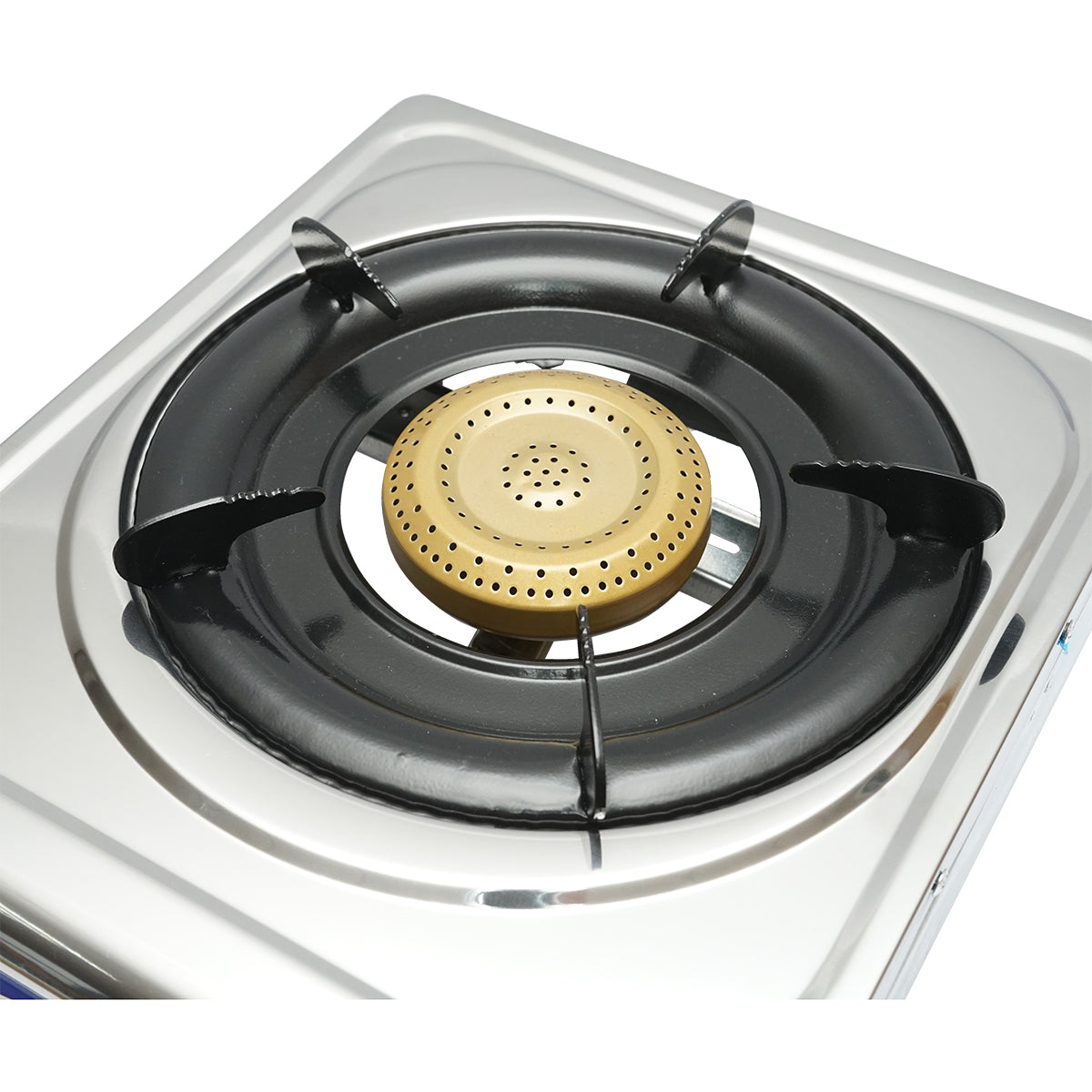 tűzhely, rozsdamentes acél tűzhely egy fém égővel 2.5KW, automata gyújtás 380x285x94mm Breckner Germany