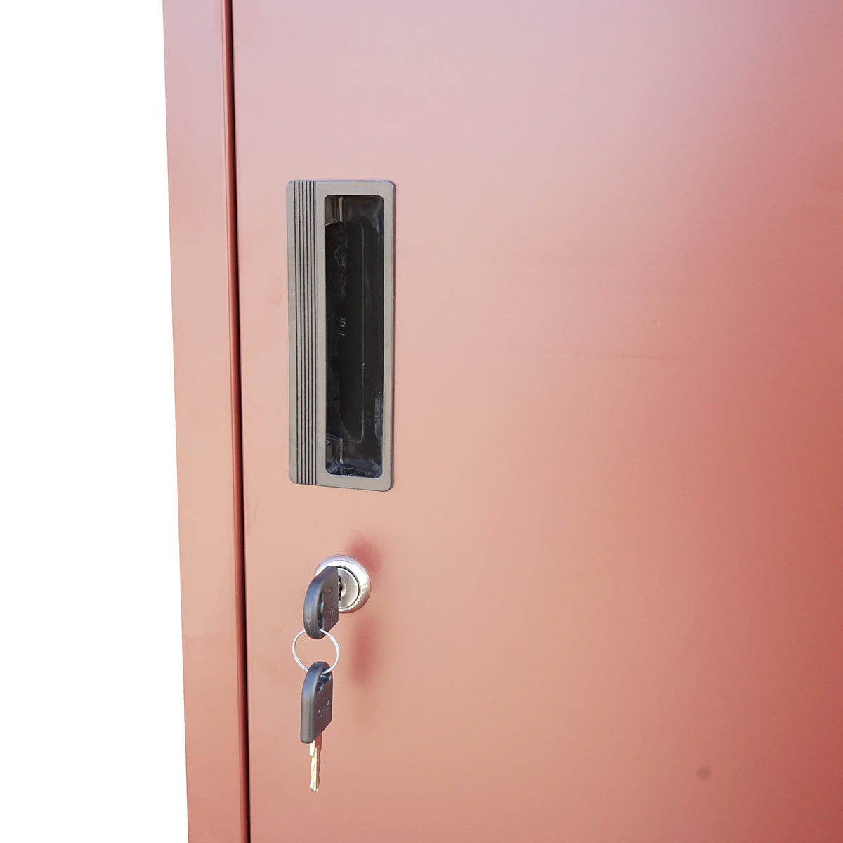 Fém dupla fiset szekrény 2 ajtóval és 6 polccal 1700x300x450mm