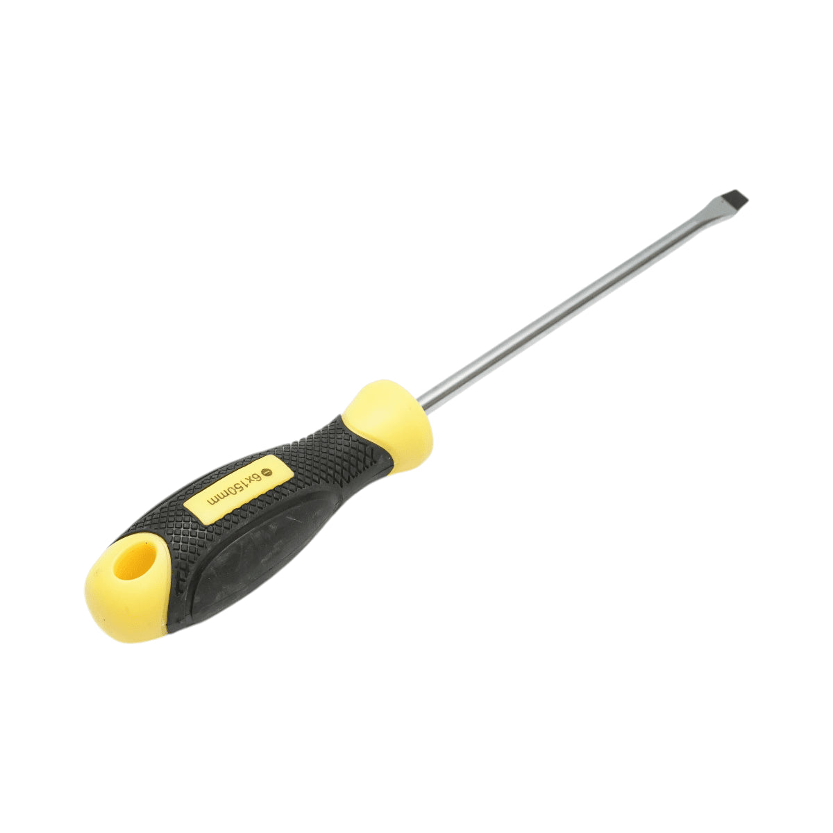 6x150 mm-es egyenes csavarhúzó professzionális mágneses hegygel Cr-V Crownman