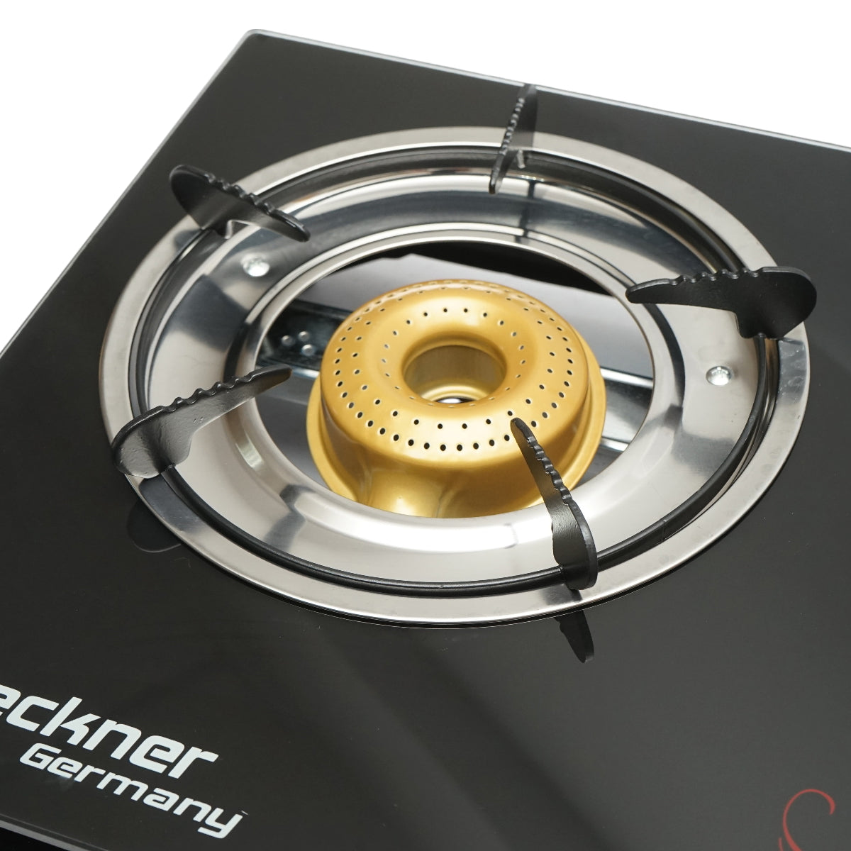 Tűzhely, 3 fémégő 2.5KW, üveg, biztonsági üveg 700x380x94mm Breckner Germany