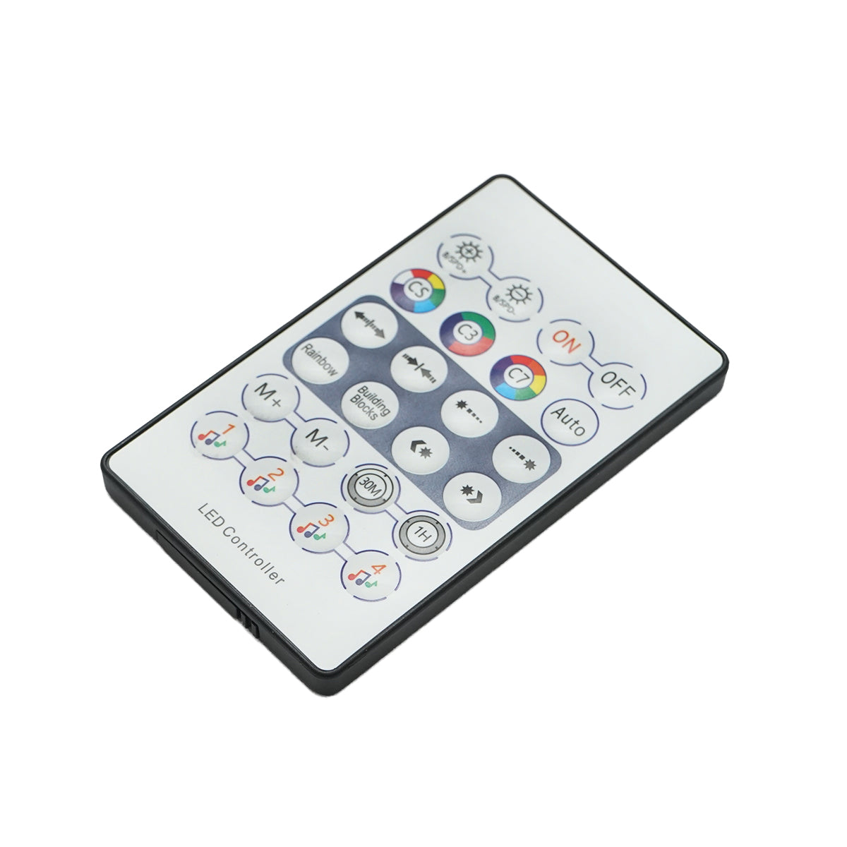 Intelligens LED szalag 2W/m 5V távirányítóval, zenei vezérlés, bluetooth, USB alkalmazás, 10m RGB+IC IP68 Breckner Germany