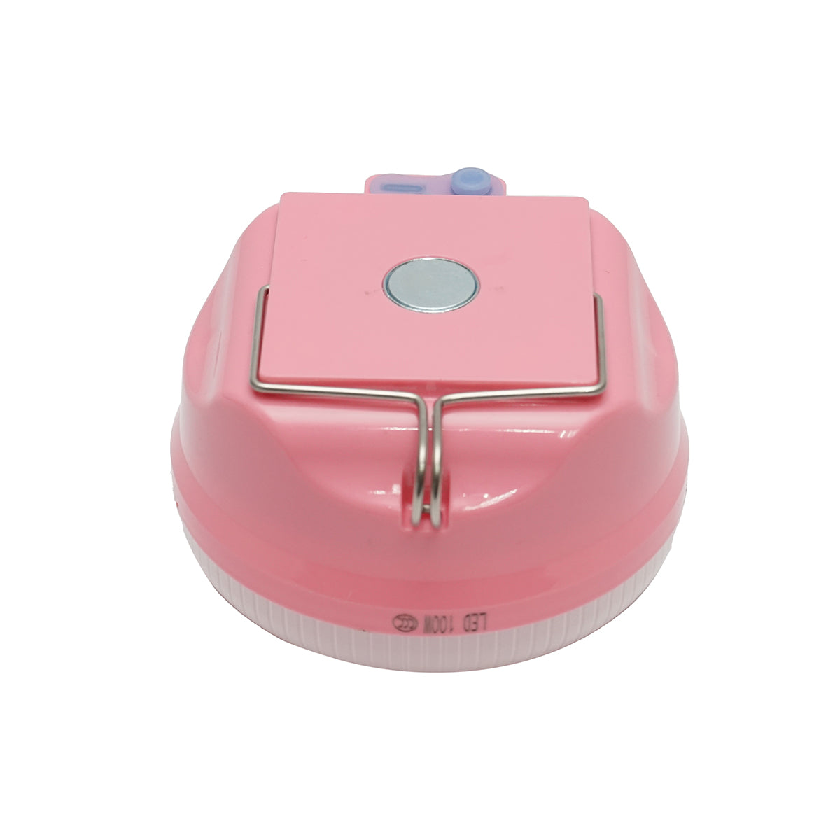 100W LED lámpa 1200mA akkumulátorral és USB töltéssel, rózsaszínű