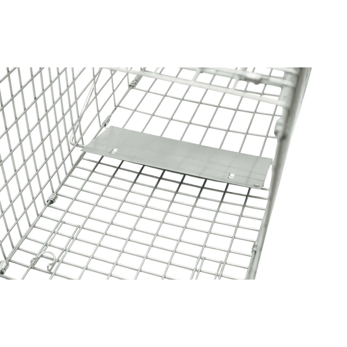 Robusztus fém ketrec csapda vadállatok befogására 66x25x25cm