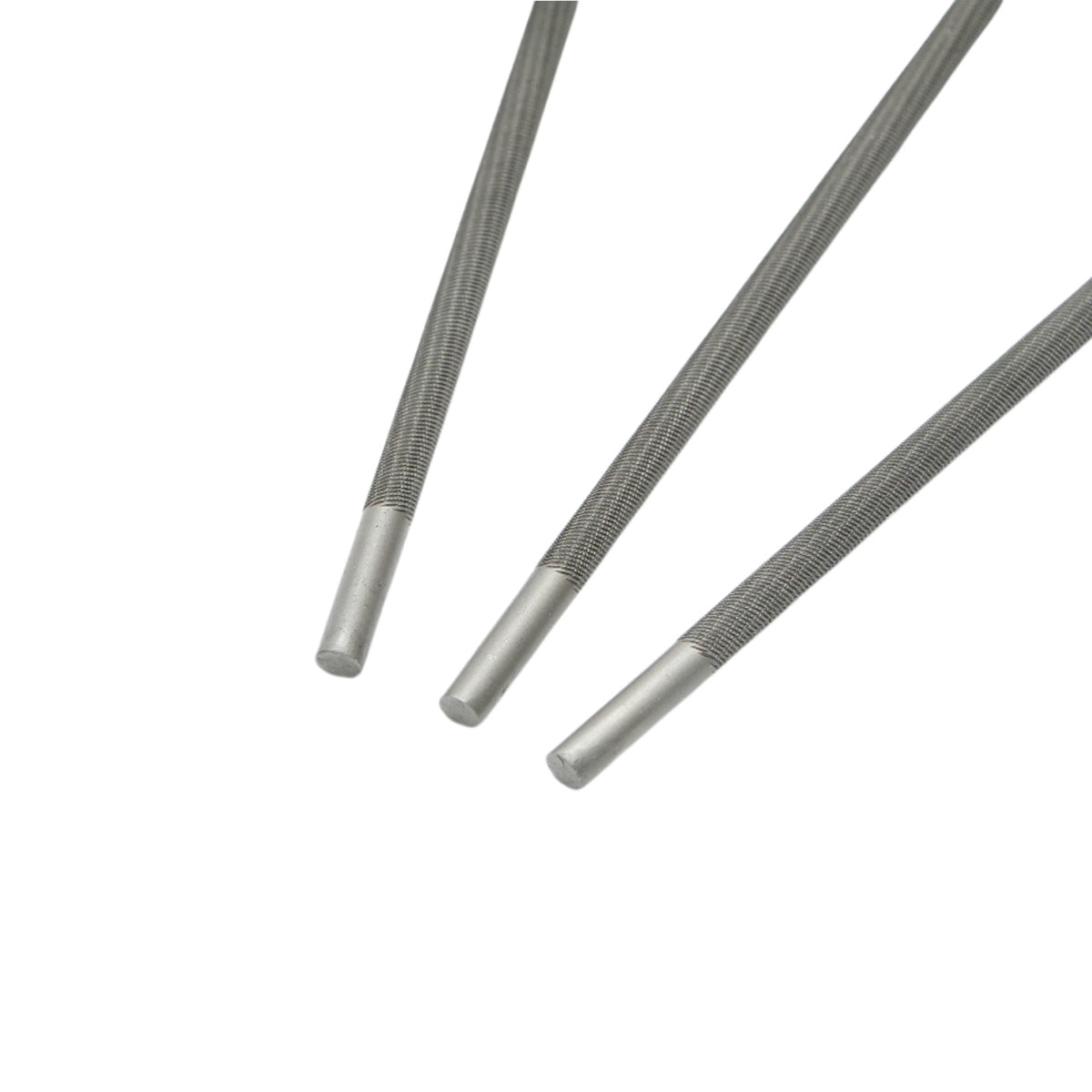 3 darabos csúcsos kerek reszelő lánc fűrészhez 5x200mm 13/64 inch