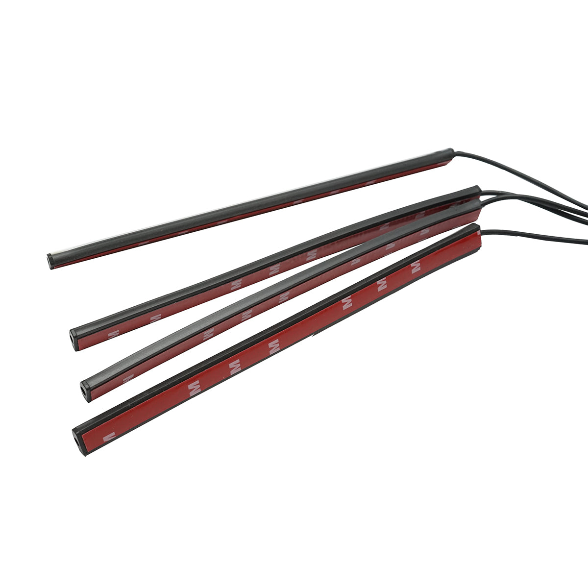 LED szalag autós környezeti fények 12V távirányítóval, zenei vezérléssel 4x267mm RGB Breckner Germany