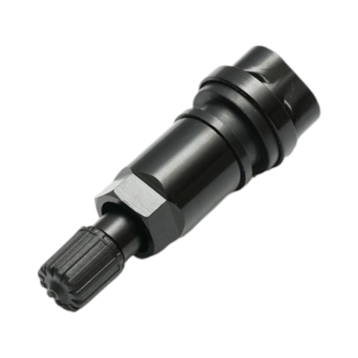 Fekete tubeless kerékszelep 54mm TPMS-01 szenzor kompatibilis