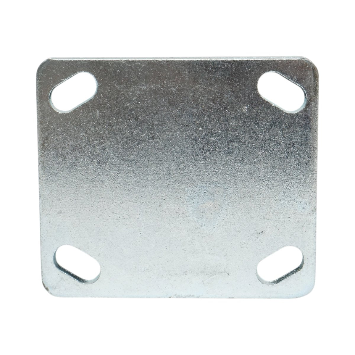 Rögzített ipari kerék 100x50mm fék nélkül, fekete tömör gumi, 115x100mm acéllemez 100kg