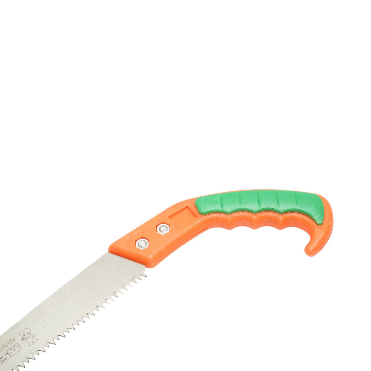 Kerti kézifűrész 270mm, védőburkolat, acél penge, műanyag markolat