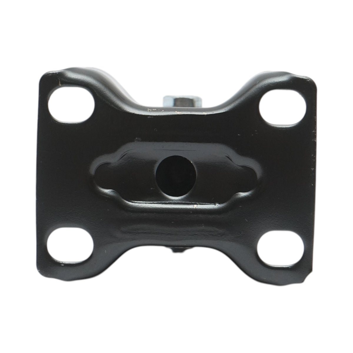 Rögzített kerék 50x24mm fék nélkül, fekete PVC, acél lemez 72x52mm 40kg