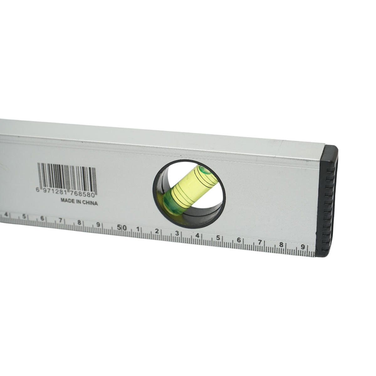 Mágneses alumínium vízmérték 600mm, 3 vízmérték, 0-60cm-es vonalzó Crownman