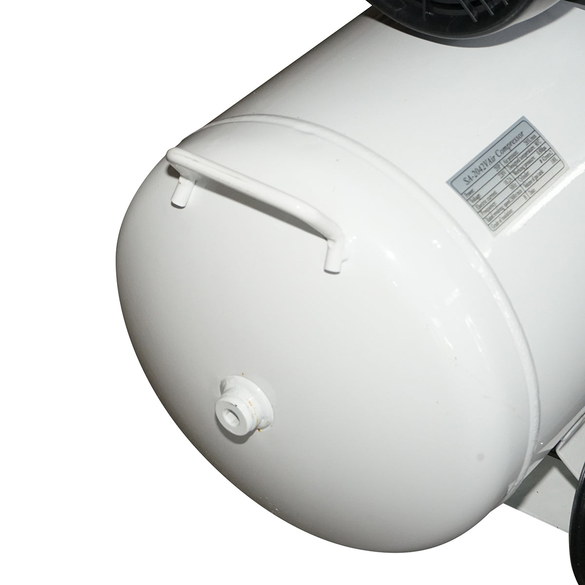 100 literes légkompresszor, 1,5 kW/2 LE V-twin motor, maximális nyomás 8 bar, levegőbeömlési térfogat 360 l/perc Breckner Germany