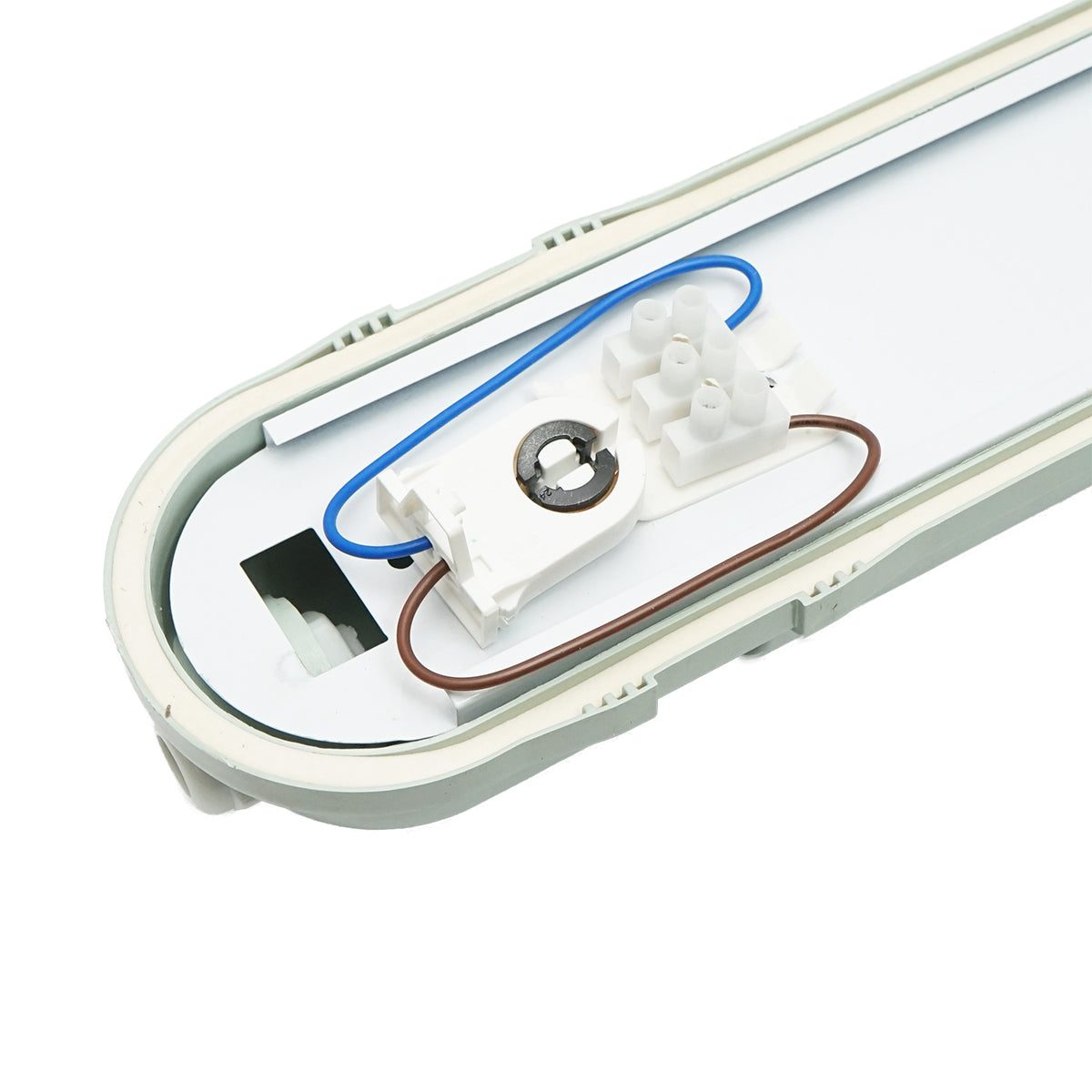 LED fénycsöves lámpatest 1x36W, 220V, 1270x80x90mm IP65 Breckner Germany