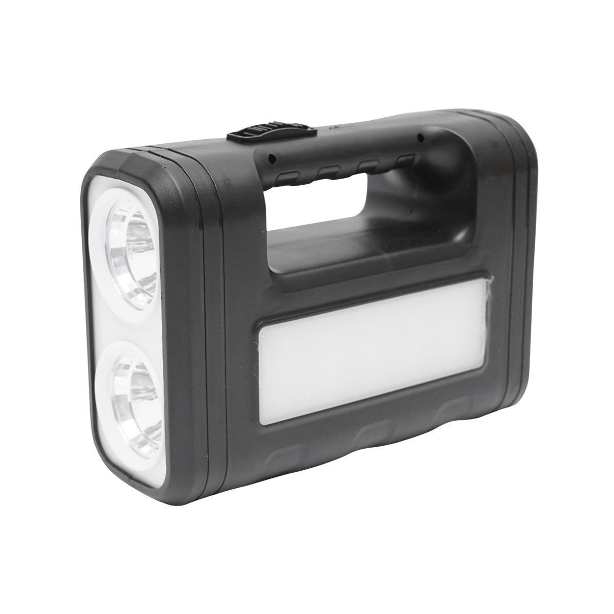 Hordozható LED világító készlet 3 izzóval / reflektorral, napelemmel és 6V, 4.5Ah akkumulátorral halászathoz, kempingezéshez GD-8017