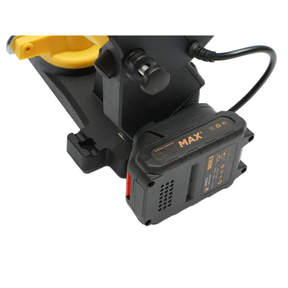 Láncfűrész élezőgép lítium akkumulátorral 18.5V/1.3Ah, tárcsa 108x22mm, fordulatszám 3800rpm
