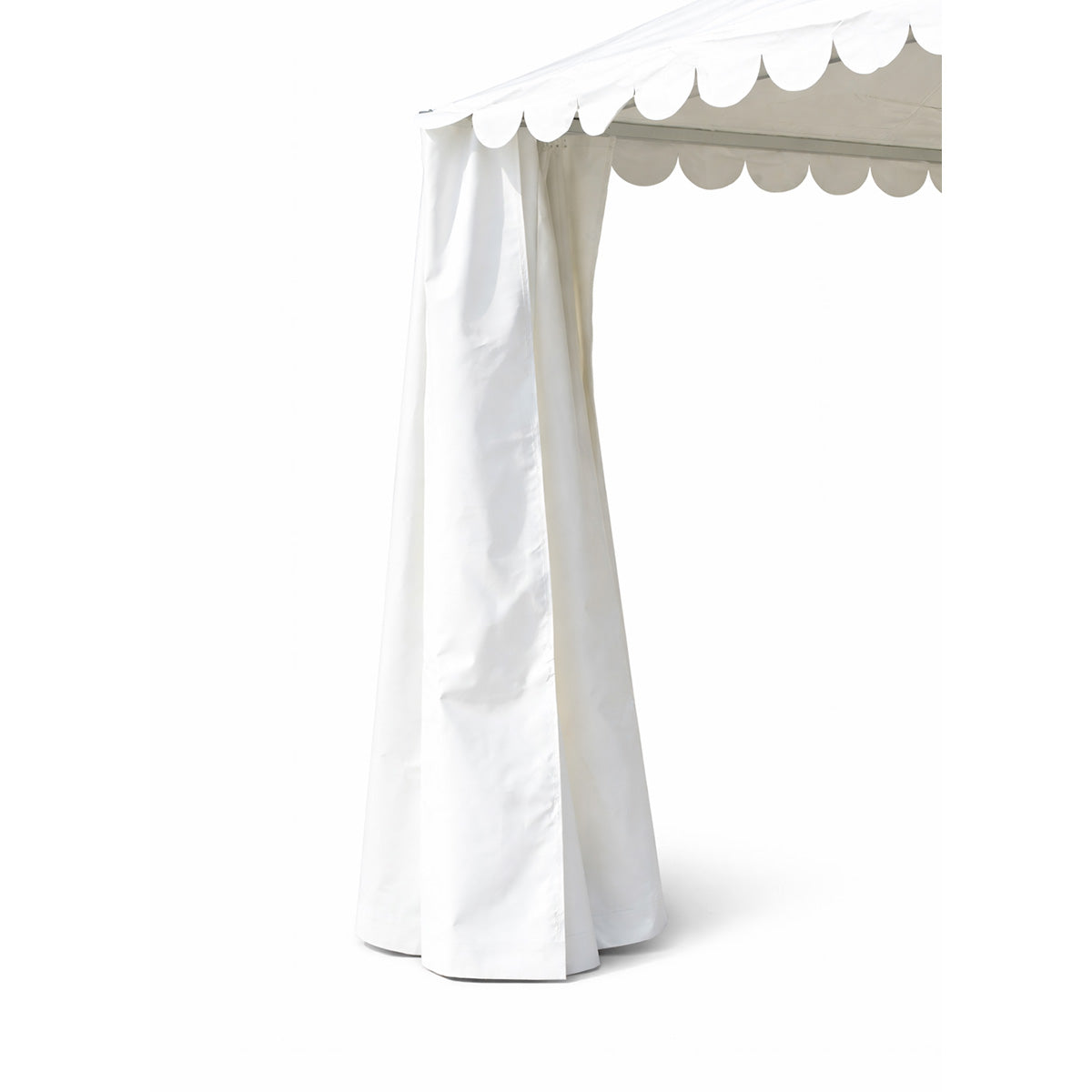 Pagoda típusú rendezvénysátor 6x6m, fehér UV-álló vízhatlan, PVC 950g/m2 tetőzet, alumínium keret 64x64x3mm