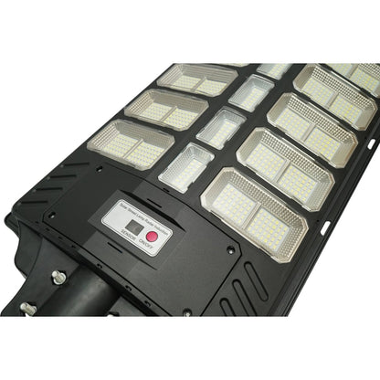 Napelemes LED közvilágítási lámpa 1000W 30W-os napelem panellel, 25000mAh akkumulátor, mozgásérzékelő, távirányító, oszlopra szerelhető IP66 Breckner Germany