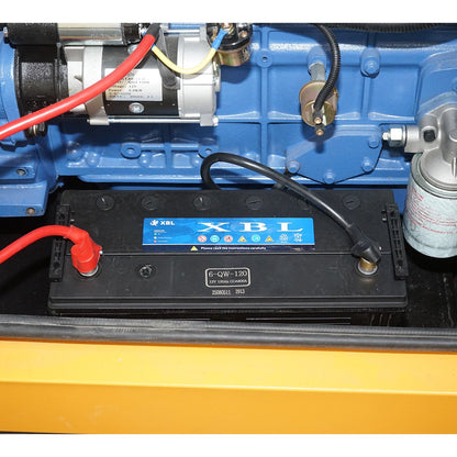 Háromfázisú hangszigetelt elektromos generátor 27.5KVA, 230/400V, Ricardo 30kW ZH4100D dízelmotor Breckner Germany