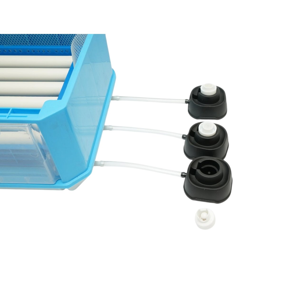 Automata tojásinkubátor, keltető gép 24 tojáshoz 35W, 12V-220V, automata forgatás, LED ovoszkóp, hőmérséklet-szabályozás, páratartalom-szabályozás, digitális kijelző, riasztás