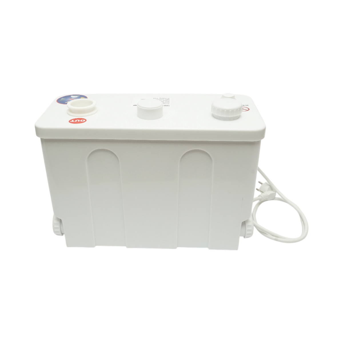 Pompa macerator szennyvíz 700W, 220V, teljesítmény 8400 L/h, emelési magasság 9m, vízszintes 90m IP44
