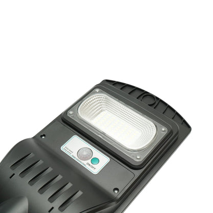 Napelemes LED közvilágítási lámpa 50W 8W-os napelem panellel, 4000mAh akkumulátor, mozgásérzékelő, távirányító, oszlopra szerelhető IP65 Breckner Germany