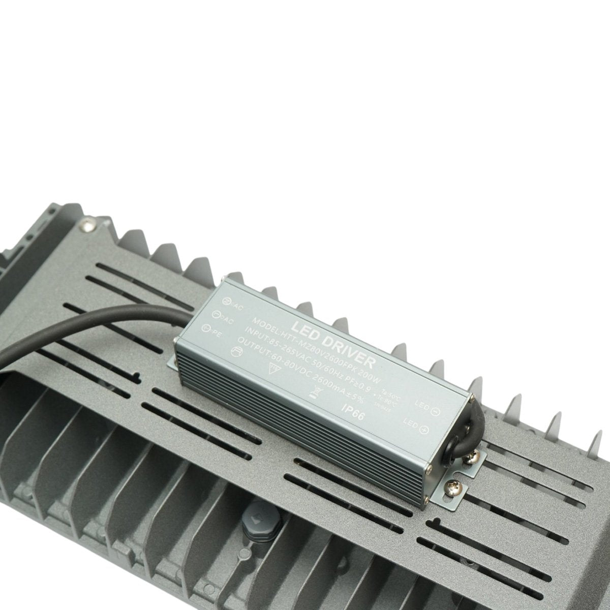 Moduláris LED reflektor 200W, 100-265V, 6500K, 26000lm Flood típus 400x150x85mm IP66 Breckner Germany
