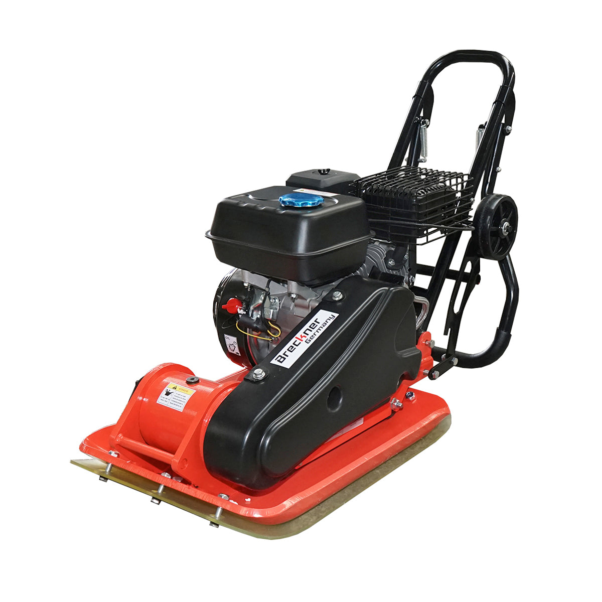 C90-B lemeztömörítő 540x420mm munkaterülettel, szabványos euro 5 motor, 196CC/6.5CP, 5500 fordulat/perc 80Kg Breckner Germany